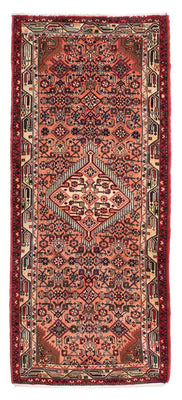Tapis de couloir Tapis persan - Nomadic - 190 x 80 cm - rouge foncé