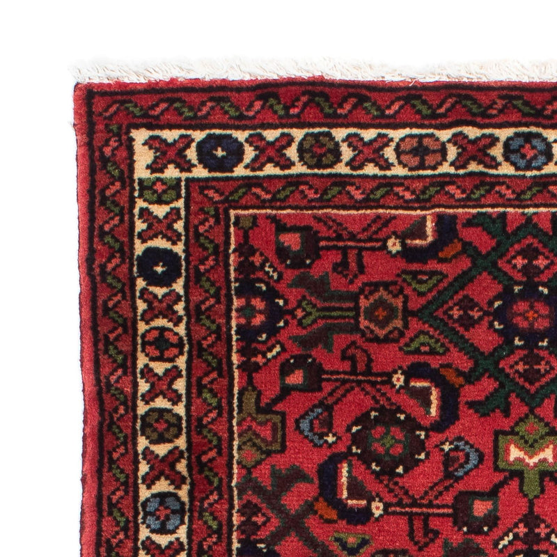 Tapis de couloir Tapis persan - Nomadic - 192 x 75 cm - rouge foncé