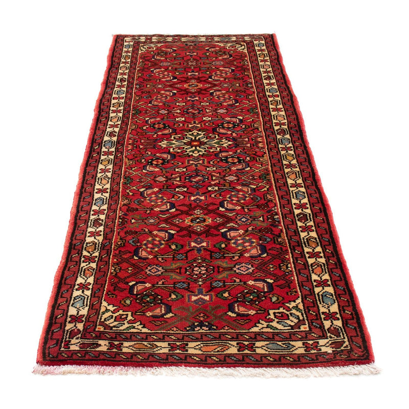 Tapis de couloir Tapis persan - Nomadic - 202 x 75 cm - rouge foncé
