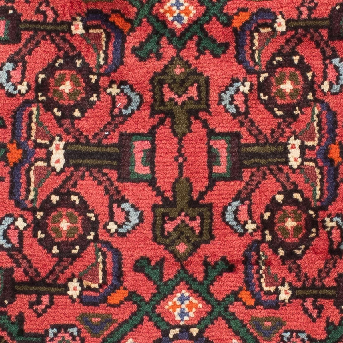 Tapis de couloir Tapis persan - Nomadic - 185 x 62 cm - rouge foncé