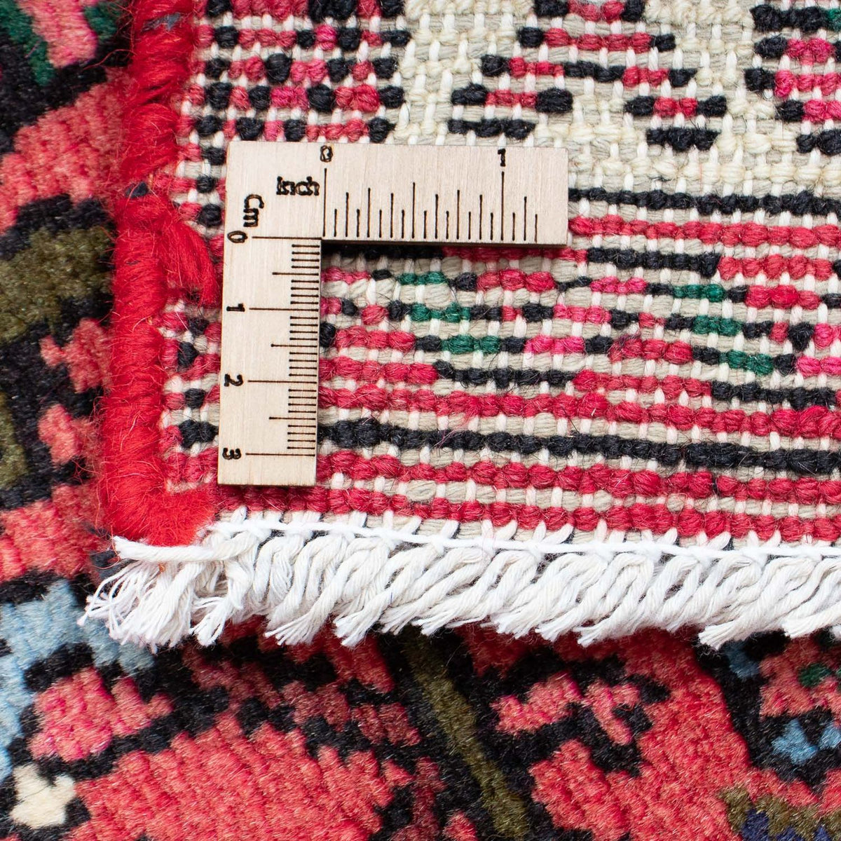 Tapis de couloir Tapis persan - Nomadic - 185 x 62 cm - rouge foncé