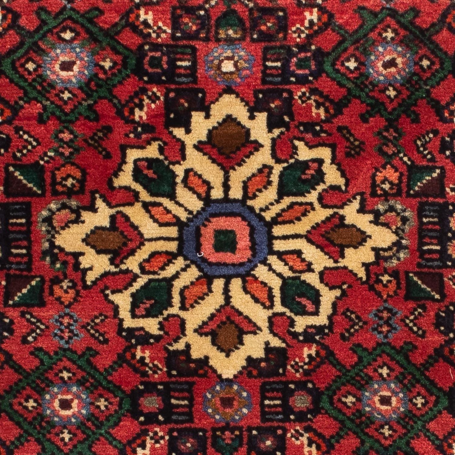 Tapis de couloir Tapis persan - Nomadic - 192 x 70 cm - rouge foncé