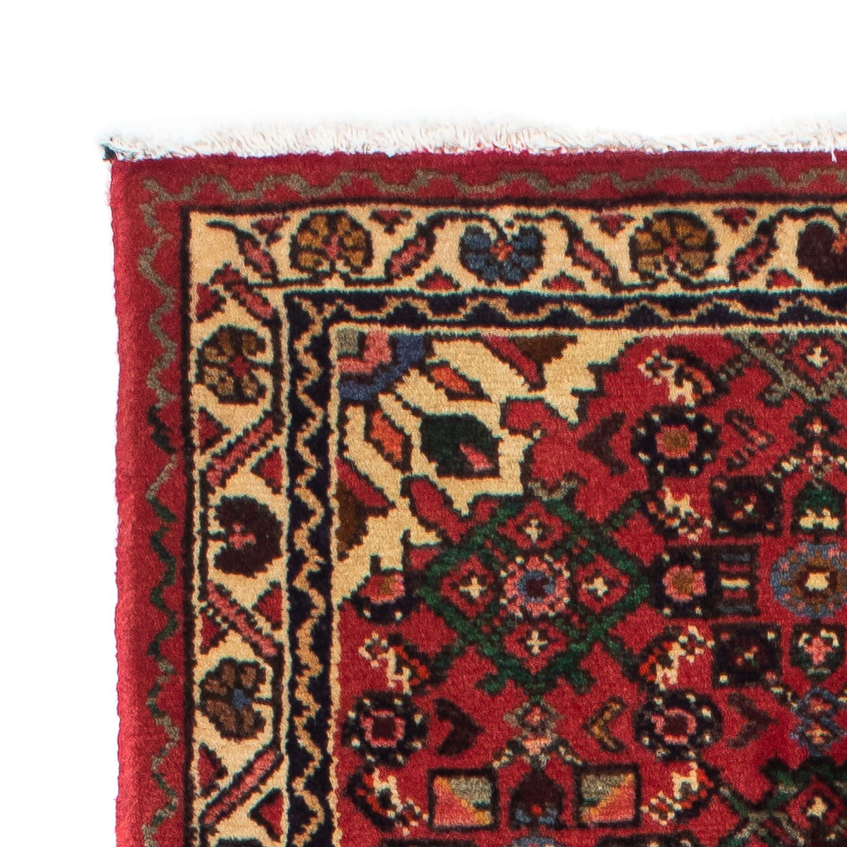 Tapis de couloir Tapis persan - Nomadic - 192 x 70 cm - rouge foncé