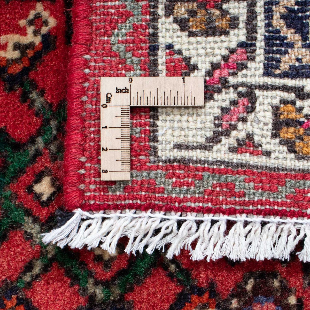 Tapis de couloir Tapis persan - Nomadic - 192 x 70 cm - rouge foncé