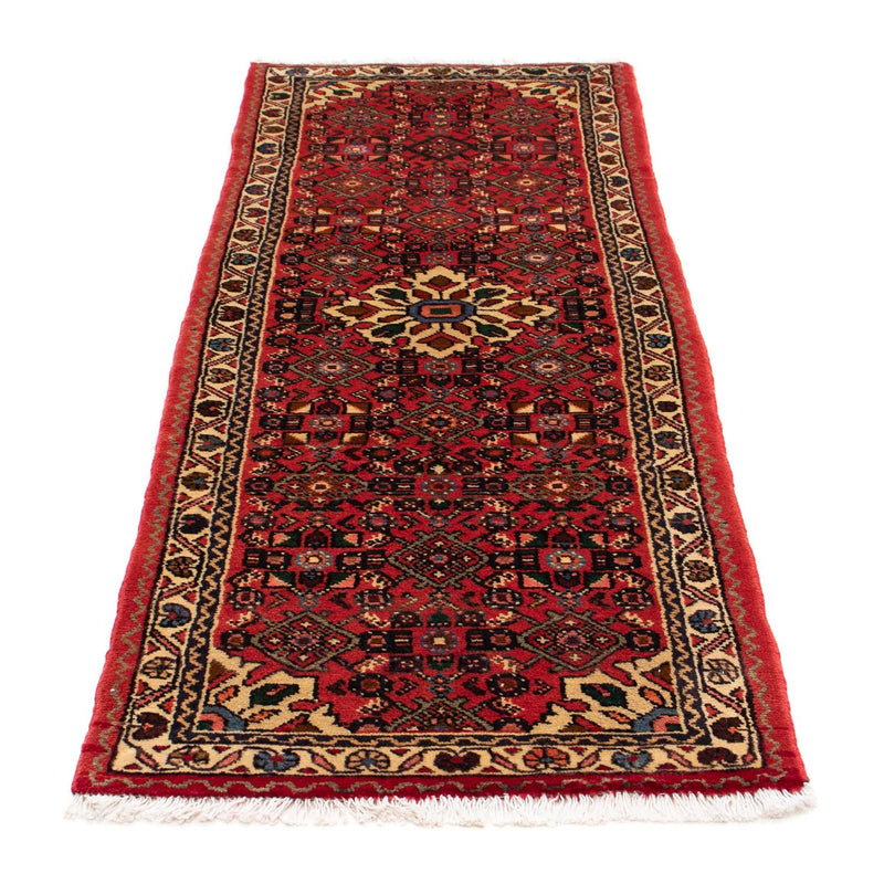 Tapis de couloir Tapis persan - Nomadic - 198 x 70 cm - rouge foncé