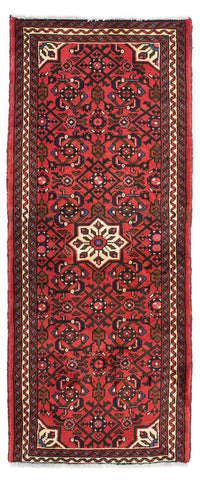 Tapis de couloir Tapis persan - Nomadic - 182 x 72 cm - rouge foncé