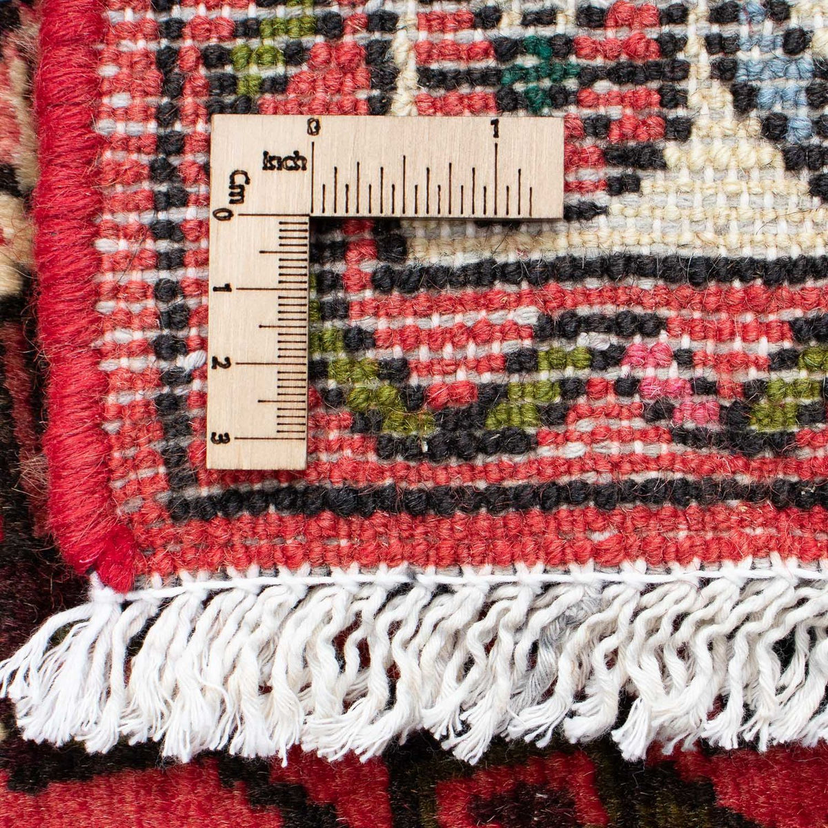 Tapis de couloir Tapis persan - Nomadic - 195 x 70 cm - rouge foncé