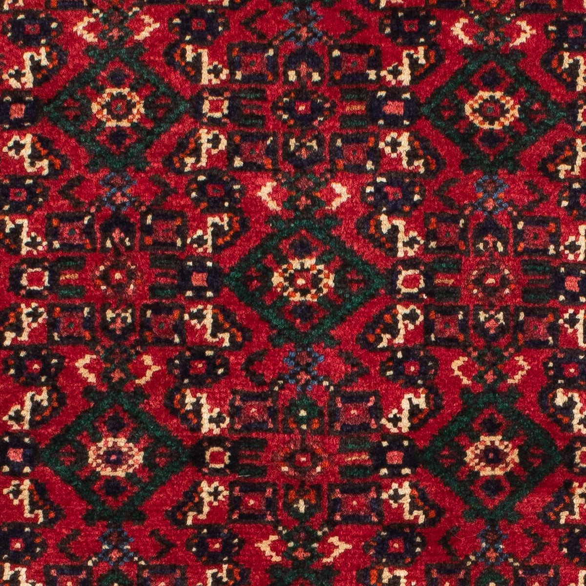 Tapis de couloir Tapis persan - Nomadic - 200 x 80 cm - rouge foncé