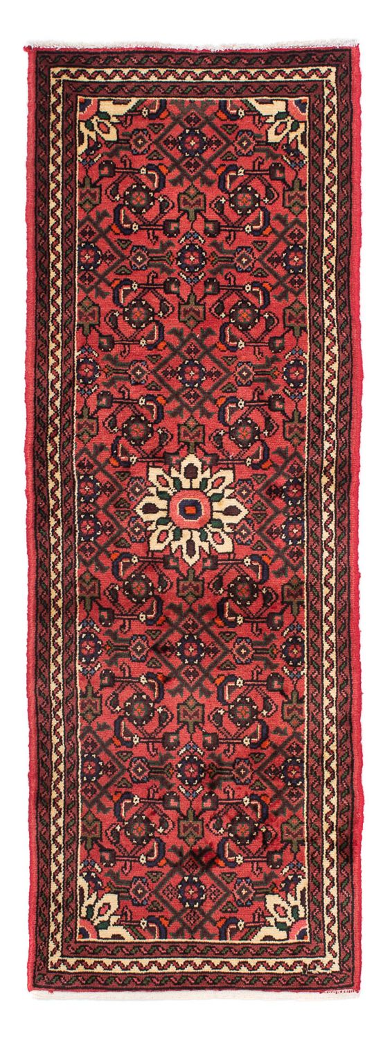 Tapis de couloir Tapis persan - Nomadic - 200 x 70 cm - rouge foncé