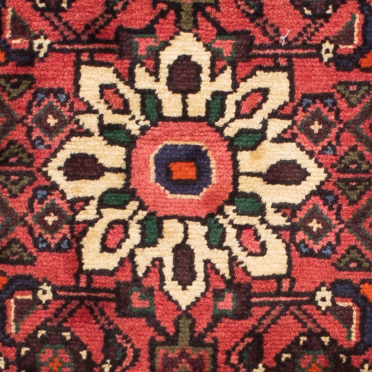 Tapis de couloir Tapis persan - Nomadic - 200 x 70 cm - rouge foncé