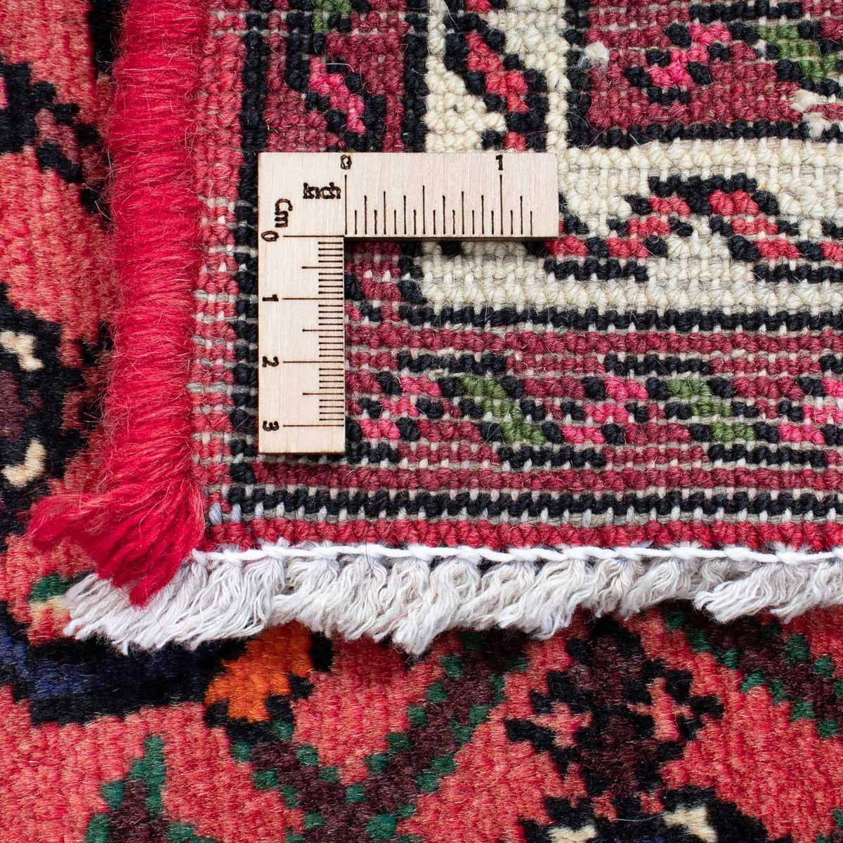 Tapis de couloir Tapis persan - Nomadic - 200 x 70 cm - rouge foncé