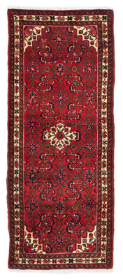 Tapis de couloir Tapis persan - Nomadic - 200 x 80 cm - rouge foncé