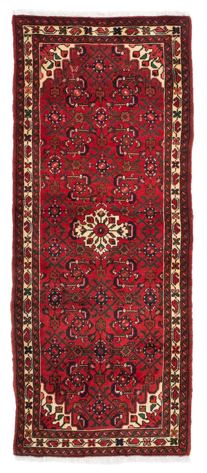 Tapis de couloir Tapis persan - Nomadic - 200 x 80 cm - rouge foncé