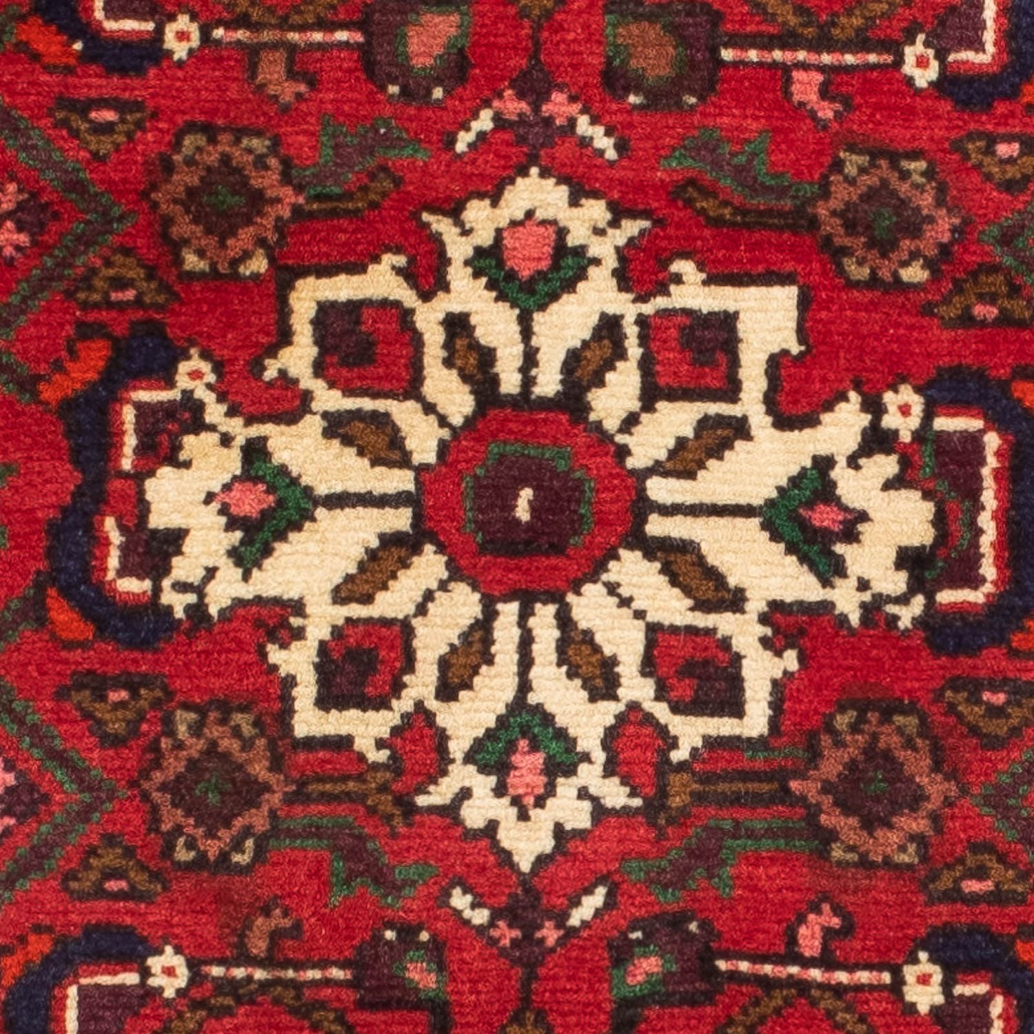 Tapis de couloir Tapis persan - Nomadic - 200 x 80 cm - rouge foncé