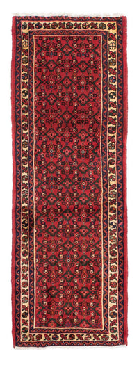 Tapis de couloir Tapis persan - Nomadic - 195 x 68 cm - rouge foncé