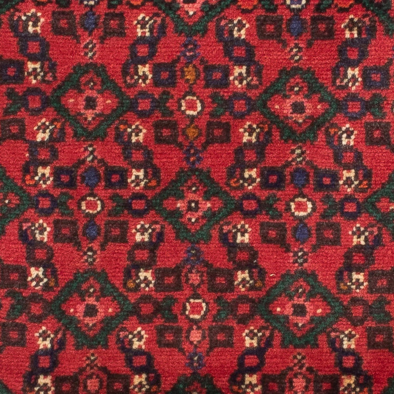 Tapis de couloir Tapis persan - Nomadic - 195 x 68 cm - rouge foncé