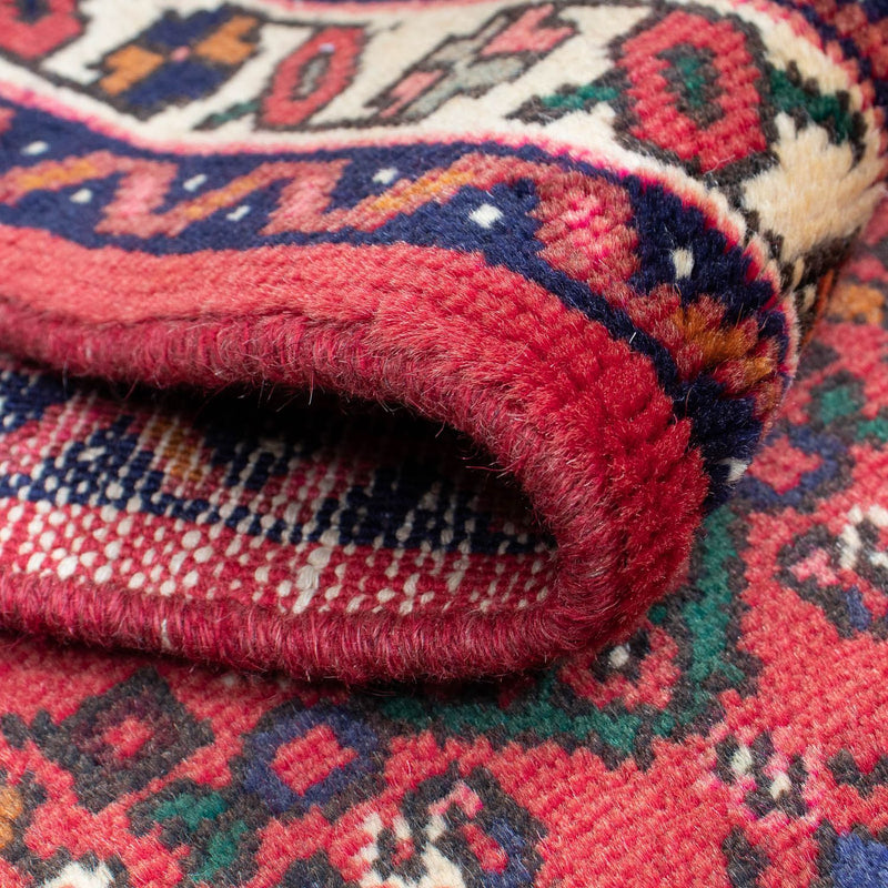 Tapis de couloir Tapis persan - Nomadic - 195 x 68 cm - rouge foncé
