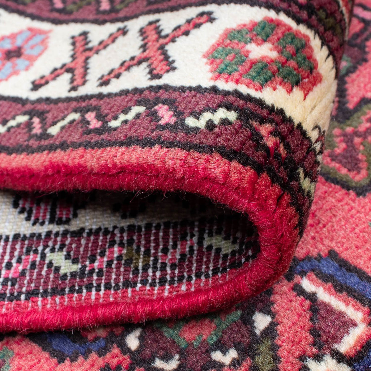 Tapis de couloir Tapis persan - Nomadic - 190 x 68 cm - rouge foncé