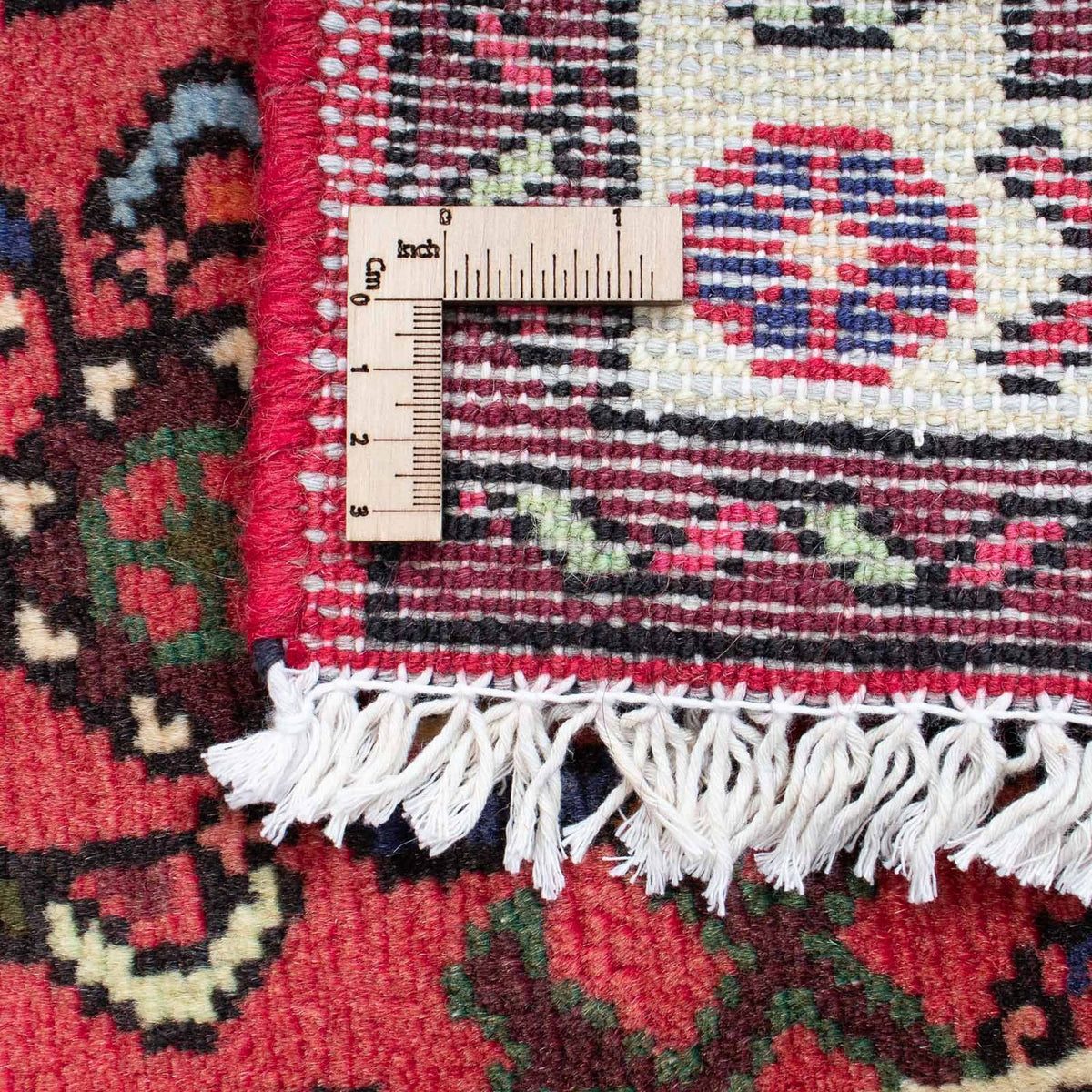 Tapis de couloir Tapis persan - Nomadic - 190 x 68 cm - rouge foncé