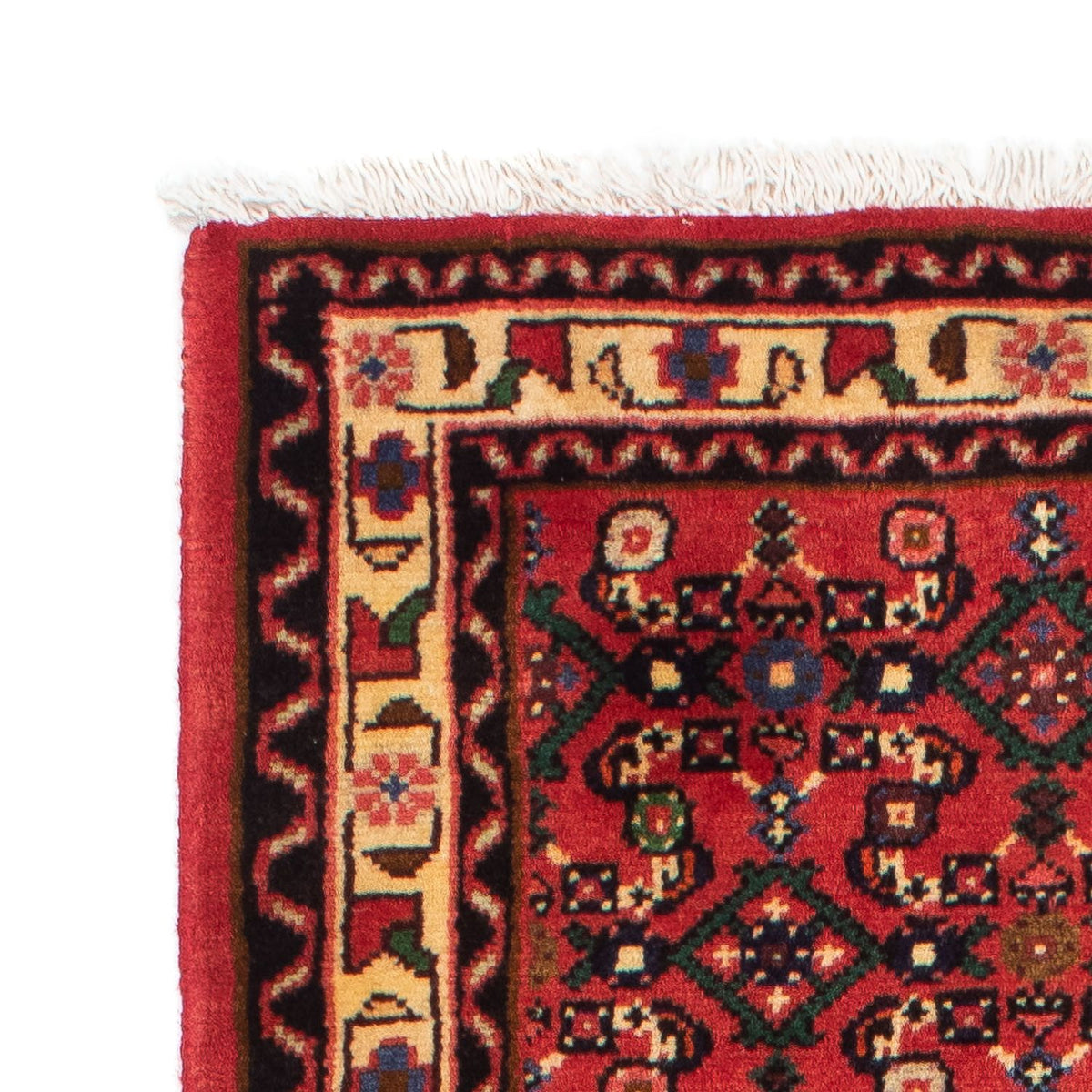 Tapis de couloir Tapis persan - Nomadic - 200 x 66 cm - rouge foncé