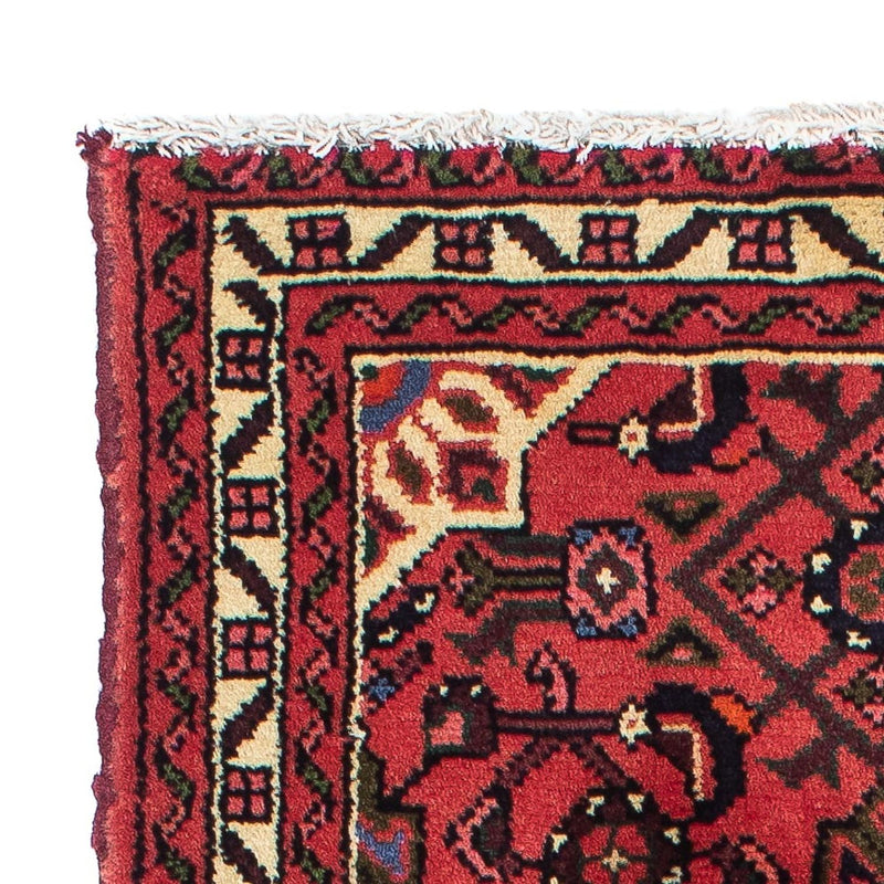 Tapis de couloir Tapis persan - Nomadic - 190 x 68 cm - rouge foncé