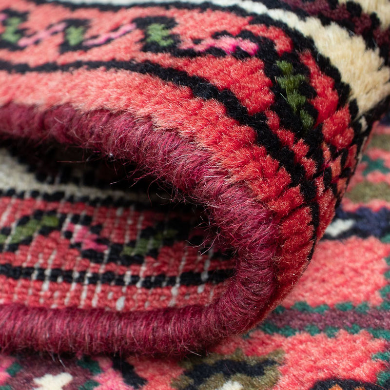 Tapis de couloir Tapis persan - Nomadic - 190 x 68 cm - rouge foncé