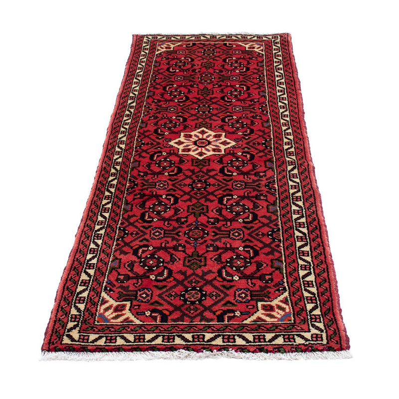 Tapis de couloir Tapis persan - Nomadic - 190 x 68 cm - rouge foncé