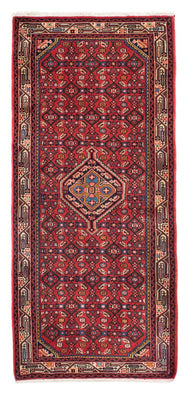 Tapis de couloir Tapis persan - Nomadic - 195 x 85 cm - rouge foncé