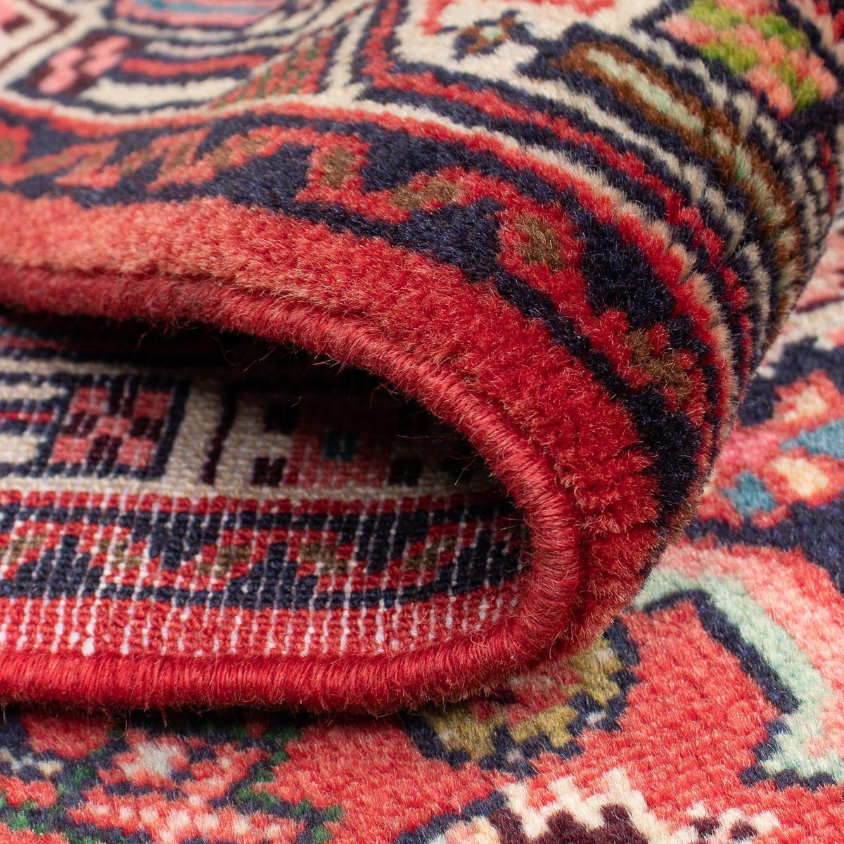 Tapis de couloir Tapis persan - Nomadic - 195 x 85 cm - rouge foncé