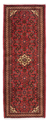 Tapis de couloir Tapis persan - Nomadic - 198 x 73 cm - rouge foncé