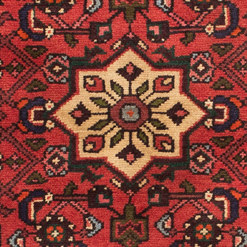 Tapis de couloir Tapis persan - Nomadic - 198 x 73 cm - rouge foncé