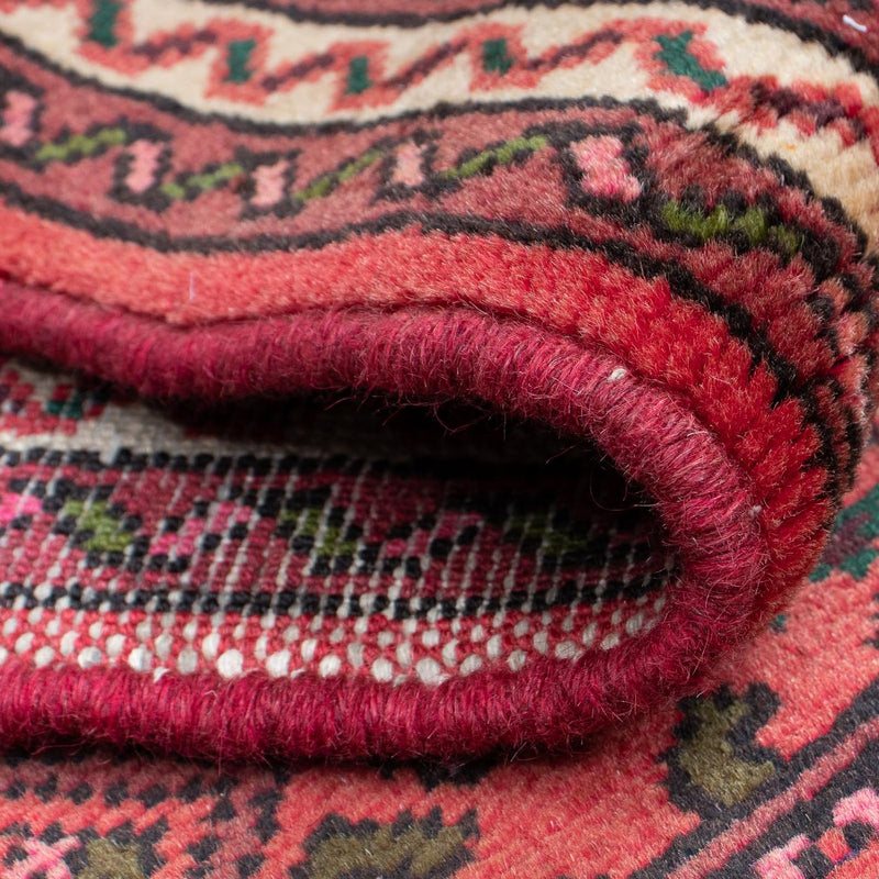 Tapis de couloir Tapis persan - Nomadic - 198 x 73 cm - rouge foncé