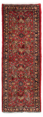 Tapis de couloir Tapis persan - Nomadic - 220 x 80 cm - rouge foncé