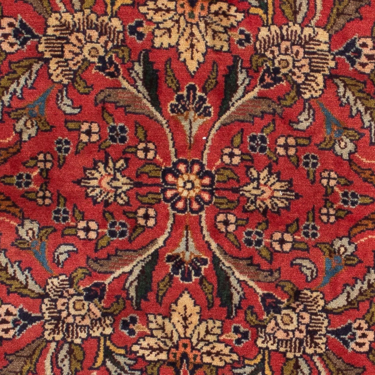 Tapis de couloir Tapis persan - Nomadic - 220 x 80 cm - rouge foncé