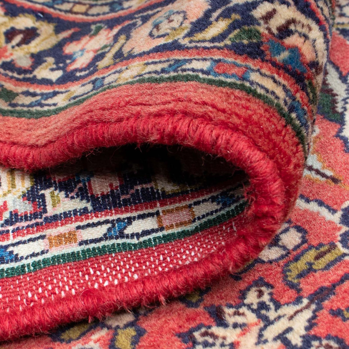 Tapis de couloir Tapis persan - Nomadic - 220 x 80 cm - rouge foncé