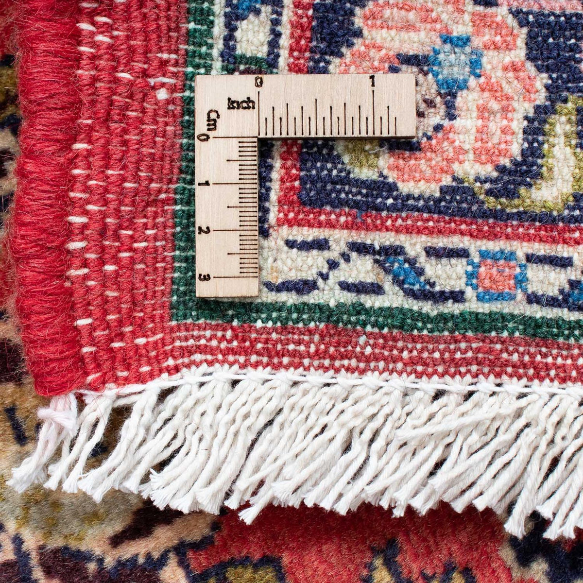 Tapis de couloir Tapis persan - Nomadic - 220 x 80 cm - rouge foncé