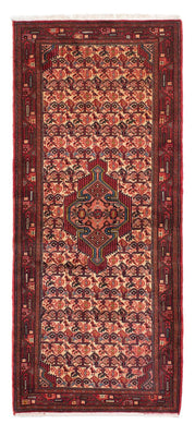 Tapis de couloir Tapis persan - Nomadic - 200 x 80 cm - rouge foncé