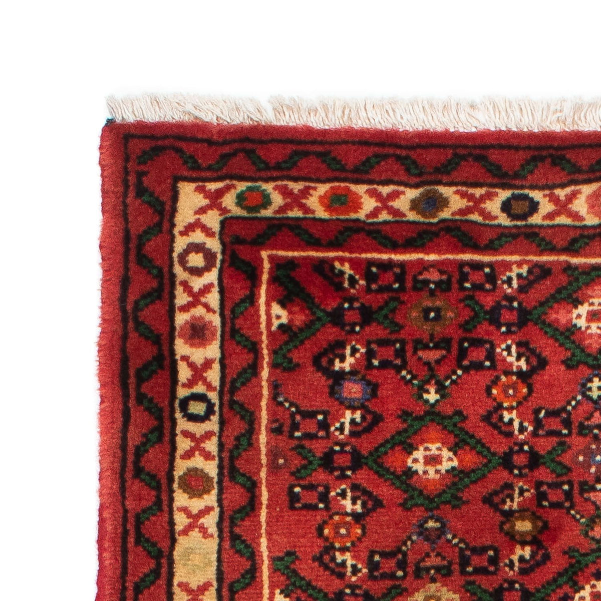 Tapis de couloir Tapis persan - Nomadic - 205 x 70 cm - rouge foncé