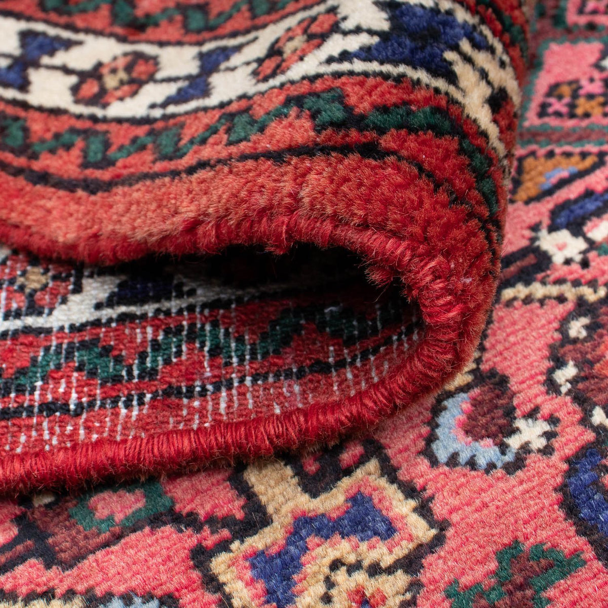 Tapis de couloir Tapis persan - Nomadic - 185 x 78 cm - rouge foncé