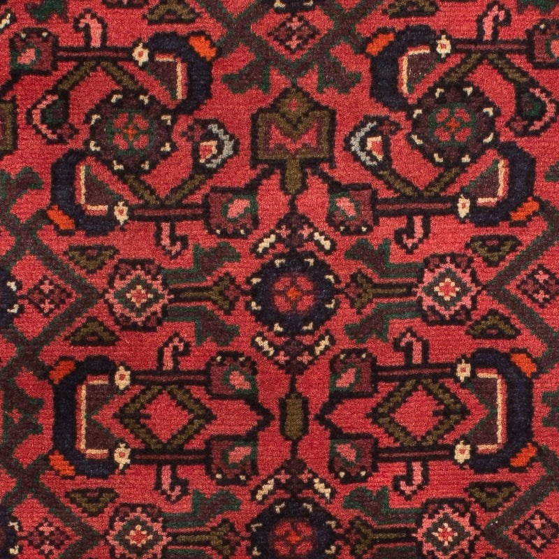 Tapis de couloir Tapis persan - Nomadic - 200 x 75 cm - rouge foncé
