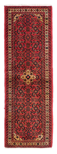 Tapis de couloir Tapis persan - Nomadic - 203 x 68 cm - rouge foncé