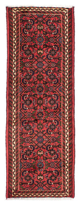 Tapis de couloir Tapis persan - Nomadic - 188 x 65 cm - rouge foncé