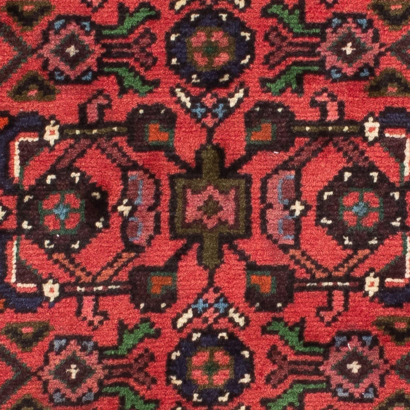 Tapis de couloir Tapis persan - Nomadic - 188 x 65 cm - rouge foncé