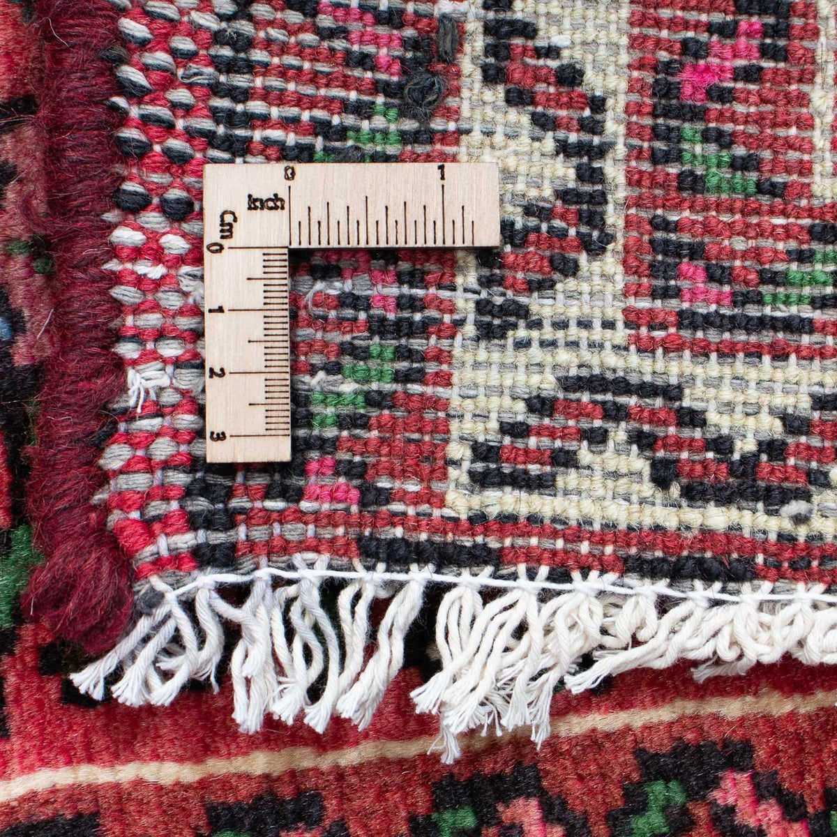 Tapis de couloir Tapis persan - Nomadic - 188 x 65 cm - rouge foncé