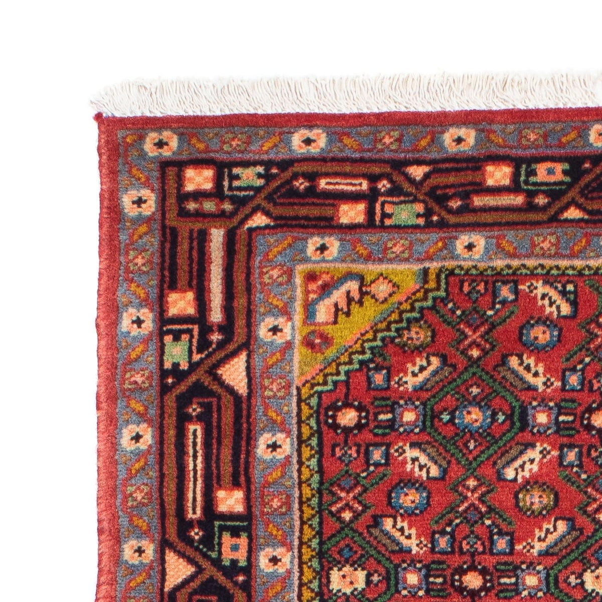 Tapis de couloir Tapis persan - Nomadic - 196 x 80 cm - marron