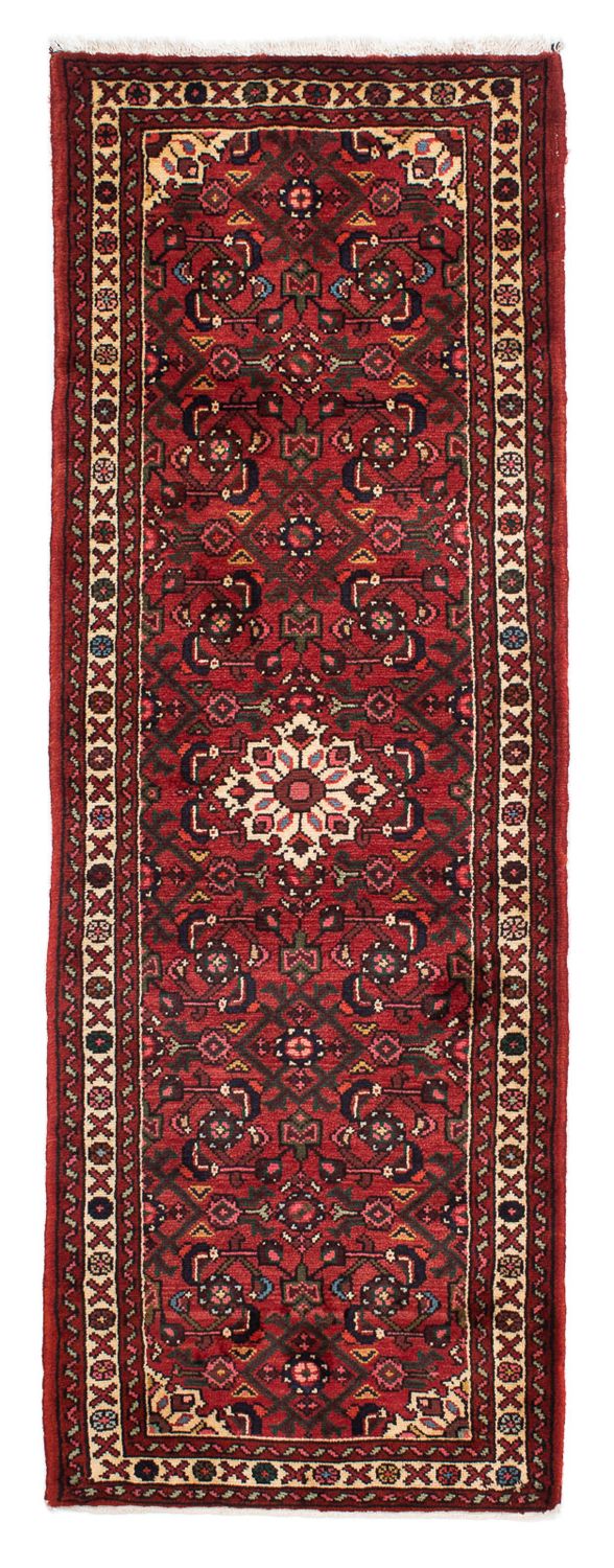 Tapis de couloir Tapis persan - Nomadic - 204 x 75 cm - rouge foncé