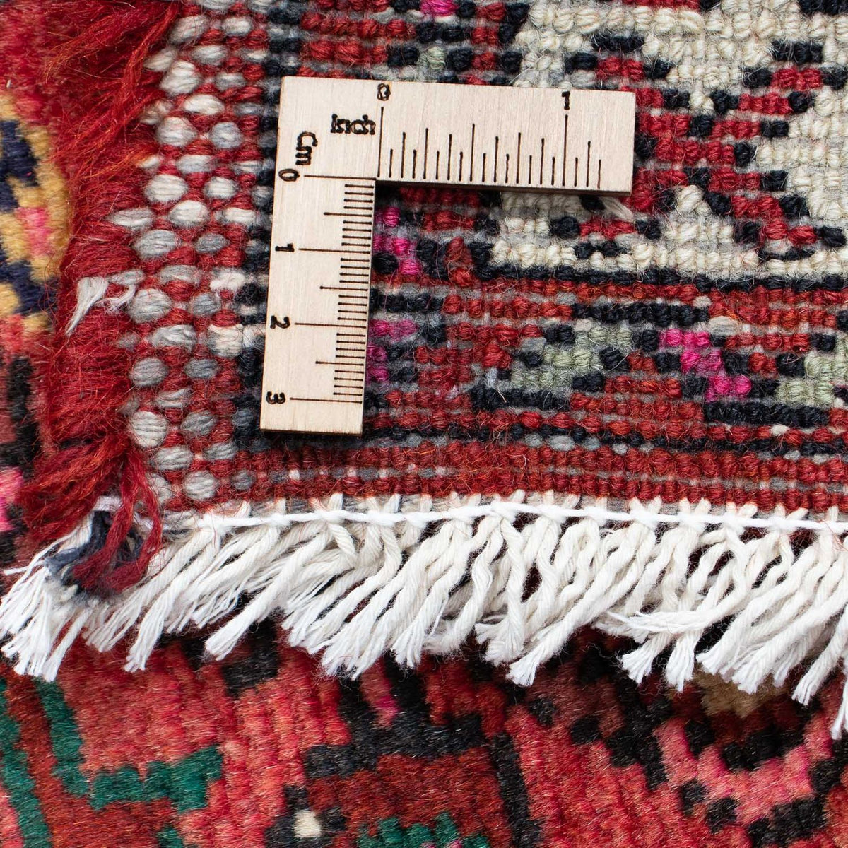 Tapis de couloir Tapis persan - Nomadic - 204 x 75 cm - rouge foncé