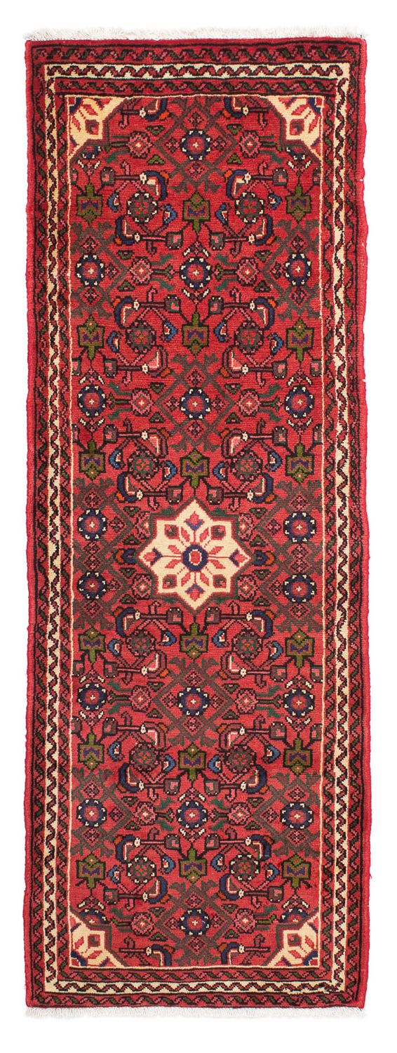 Tapis de couloir Tapis persan - Nomadic - 202 x 75 cm - rouge foncé