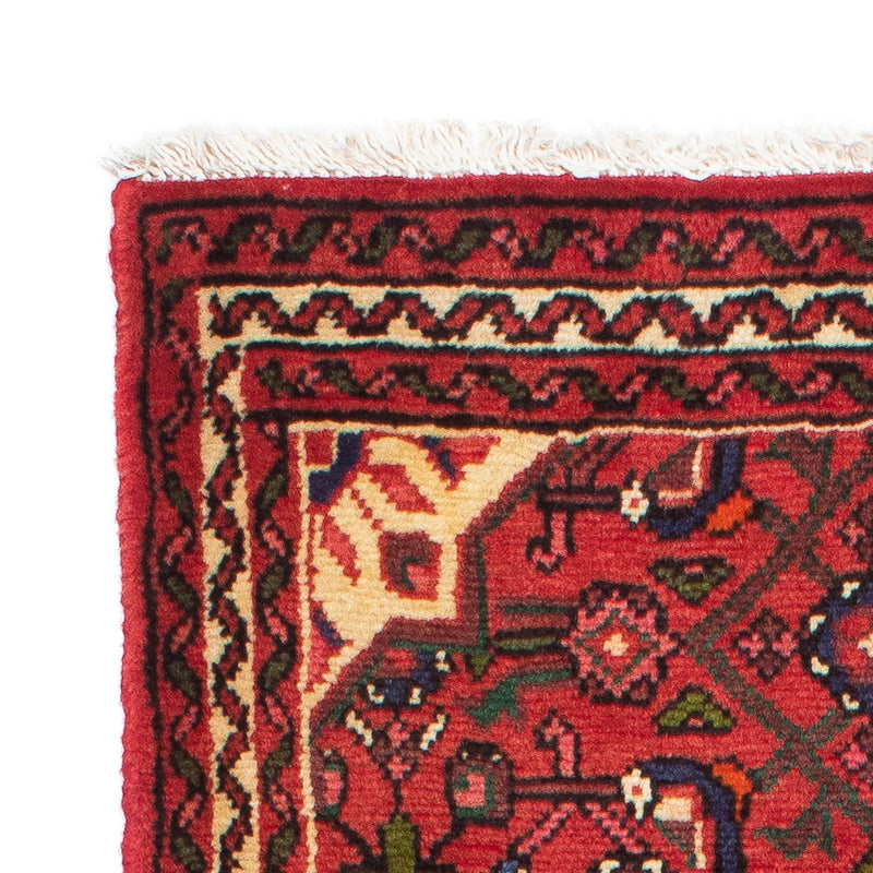 Tapis de couloir Tapis persan - Nomadic - 202 x 75 cm - rouge foncé