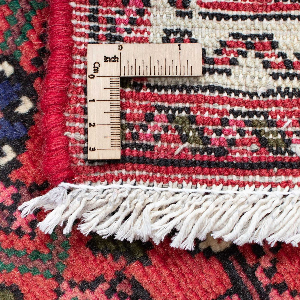 Tapis de couloir Tapis persan - Nomadic - 202 x 75 cm - rouge foncé